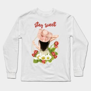 Strawberry girl Long Sleeve T-Shirt